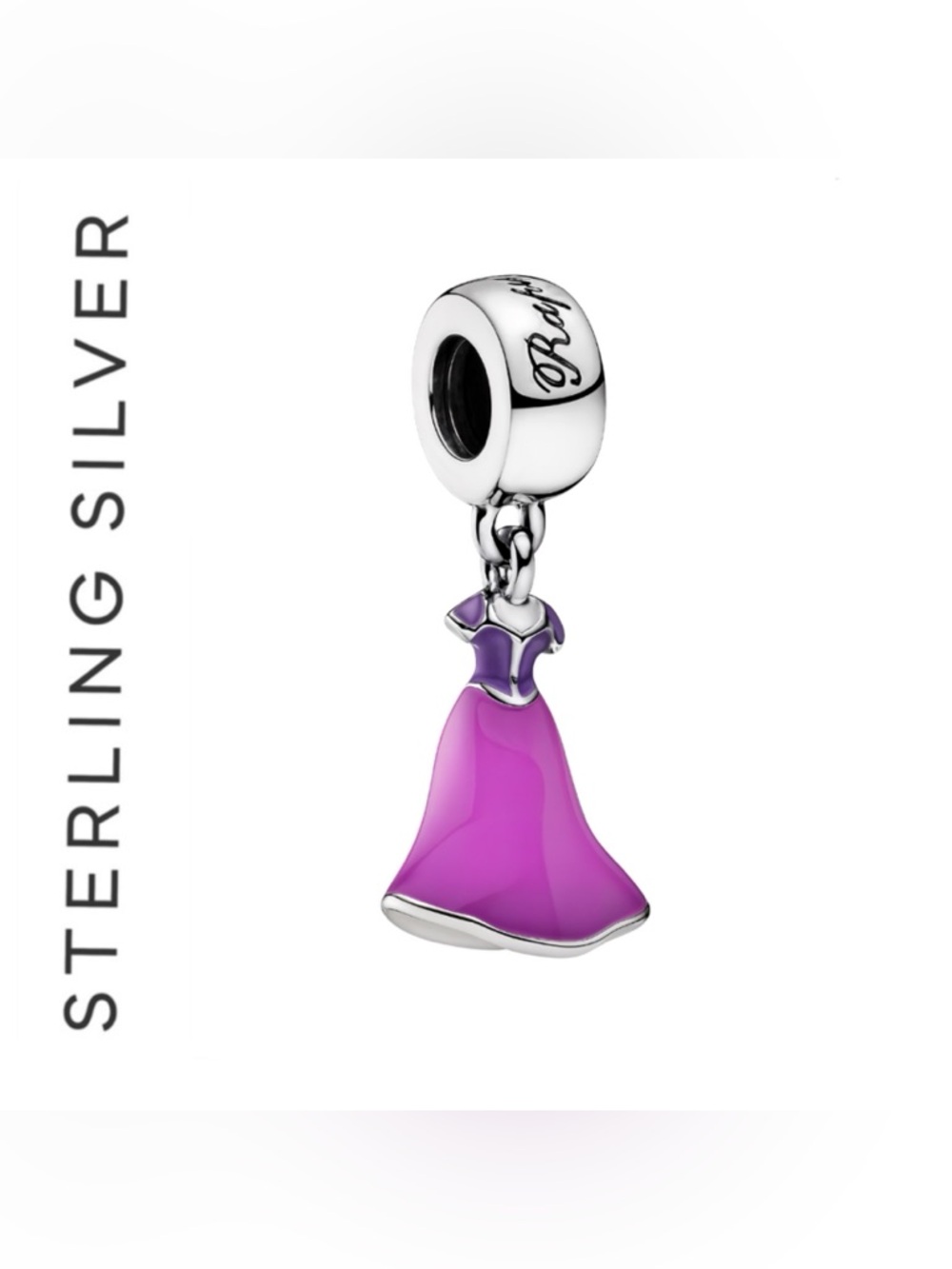 🌟 S925 Sterling Silver Rupunzel Dangle Charm